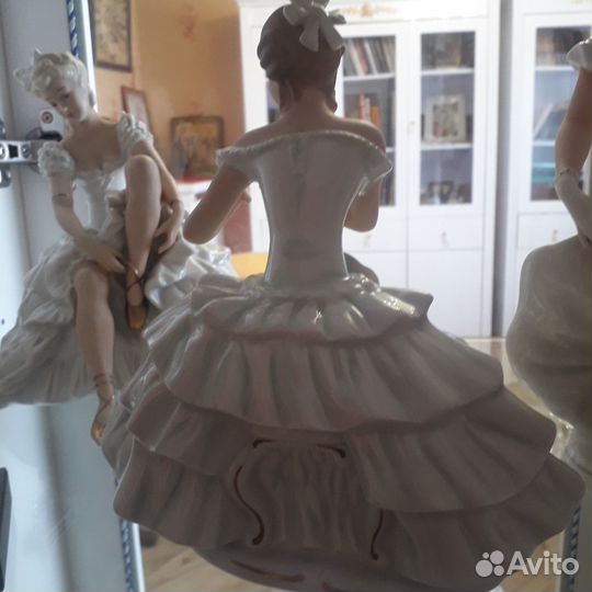 Статуэтка балерина с зеркальцем, Германия