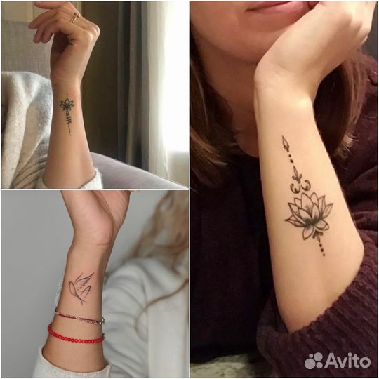 Модели на тату, мини татуировка