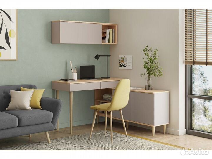 Стол-тумба Элвуд-3 Latte Plywood