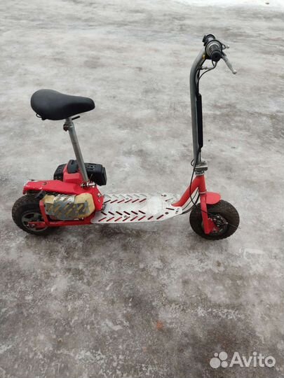 Бензо самокат