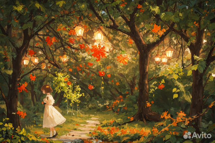 AI Аниме Иллюстрация / AI Портрет