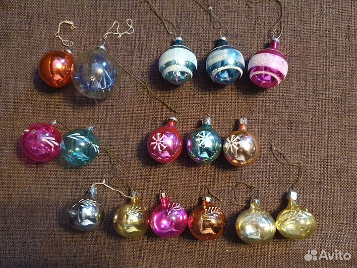 Елочные игрушки СССР шары