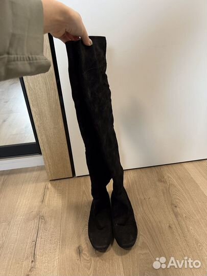 Замшевые ботфорты Albano 36