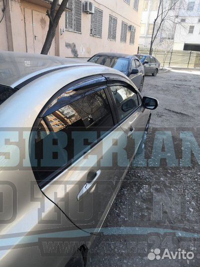 Ветровики дефлекторы окон для Honda Civic 8 Mugen