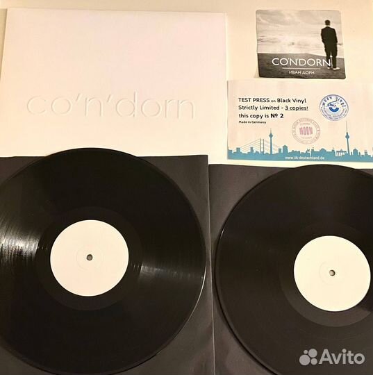 Дорн Иван CO'N''dorn(2LP) test press Винил