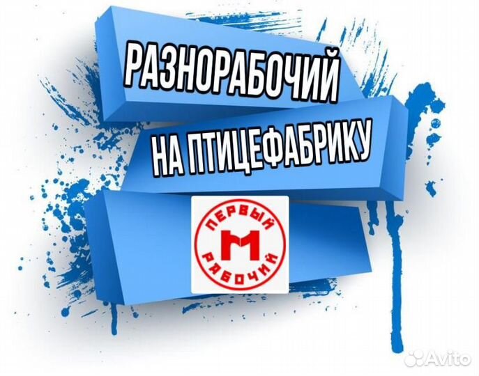 Разнорабочий на птицефабрику(еженедельные выплаты)