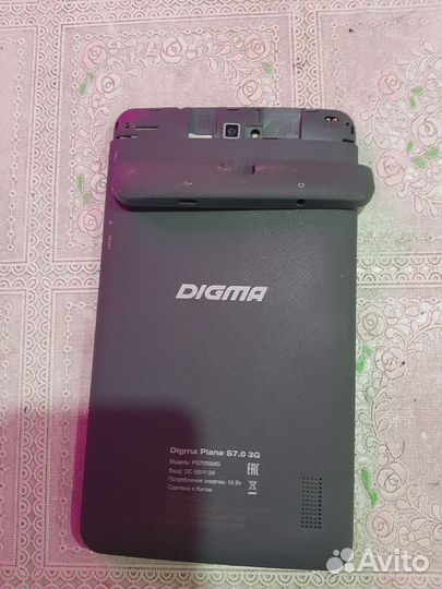 Digma plane s7.0 3g модель: PS7005MG на запчасти