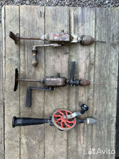 Ручной коловорот дрель СССР бу
