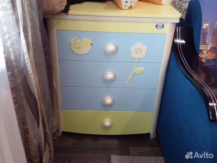 Детская кроватка с комодом набор pali