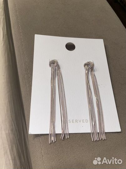 Серьги Reserved новые