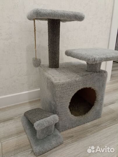Домик для кошки с когтеточкой