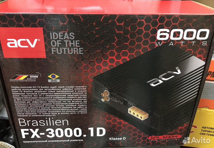 Усилитель ACV FX-3000.1D