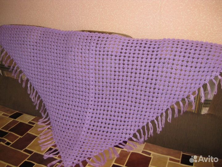 Вязанная косынка или шаль