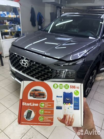 Автосигнализация с автозапуском starline