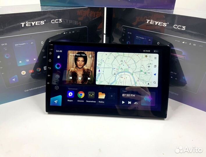 Магнитола Teyes CC3 4/64 для Фольксваген Туарег 1