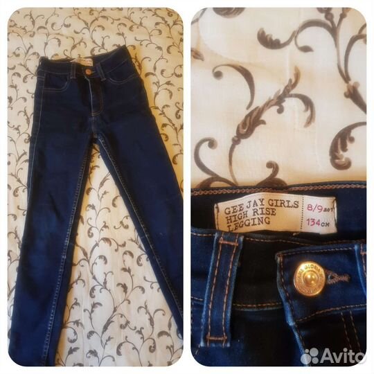 Вещи для девочки пакетом рост 128-134