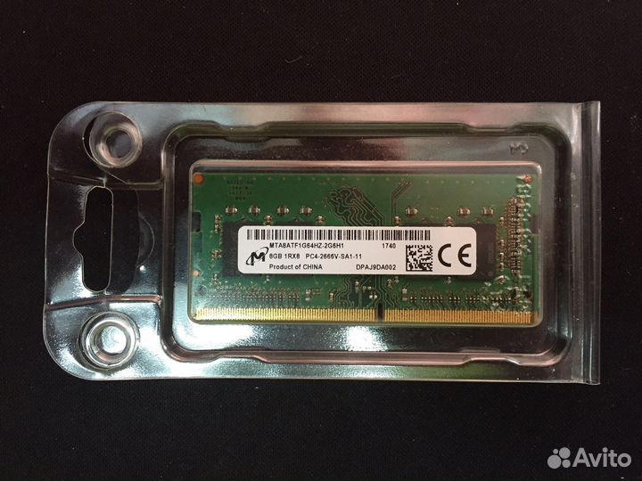 Память для ноутбука Micron DDR4 8Gb 2666 SO-dimm