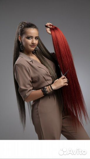 Хвост на резинке волосы