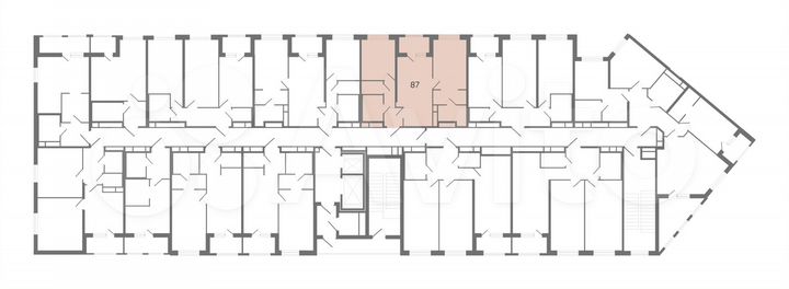 2-к. квартира, 56,9 м², 8/12 эт.