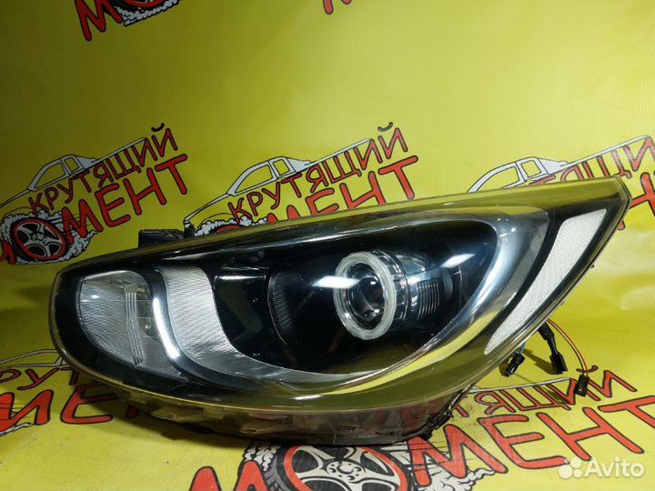 Фара передняя левая Hyundai Solaris седан 1.6 G4FC