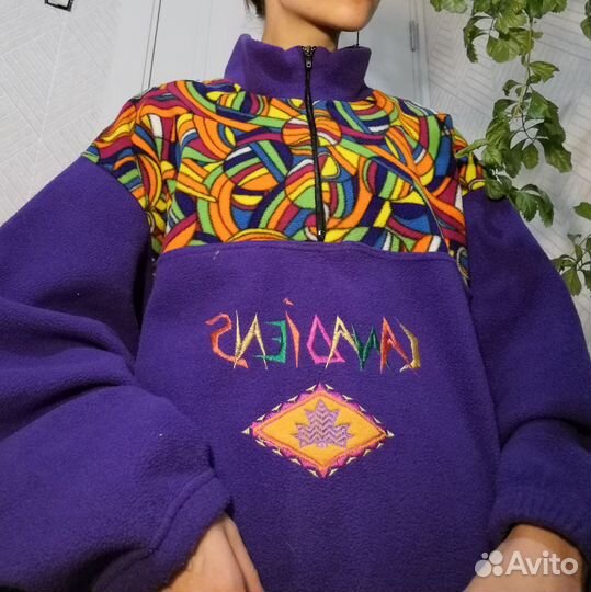 Винтажный свитер coogi флиски