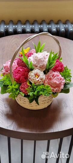 Букет цветов из мыла