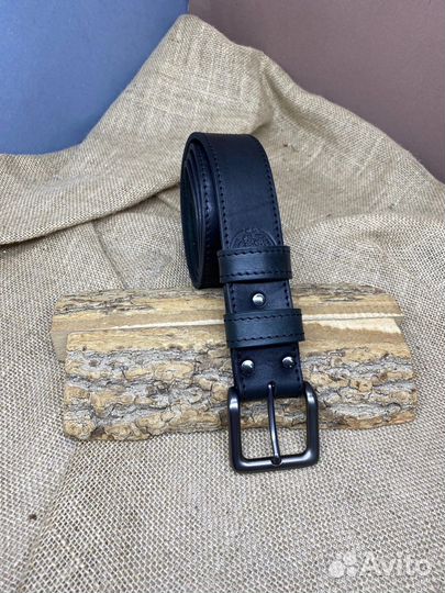 Ремень из натуральной кожи (ручная работа)