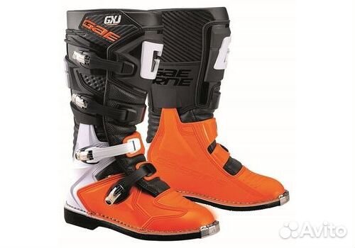 Мотоботы подростковые gaerne GXJ черно-оранжевый