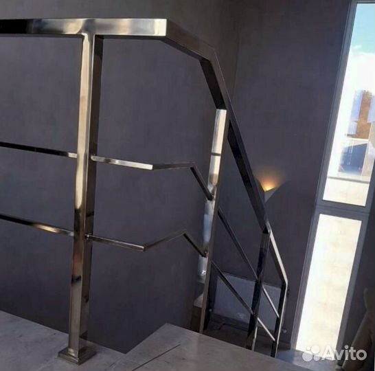 Перила, поручни из нержавеющей стали