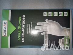 Перчатки виниловые, нитриловые, одноразовые