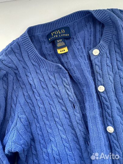 Кофта на пуговицах для девочки