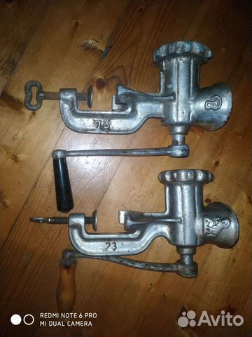 Мясорубка ручная СССР чугунная