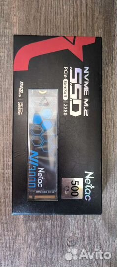 SSD m2 500gb новый Netac