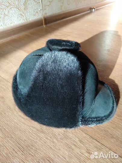 Шапка, модель кепка из меха нерпы р.57