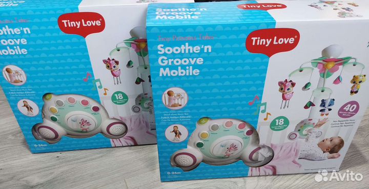 Мобиль музыкальный Tiny Love Бум бокс новый