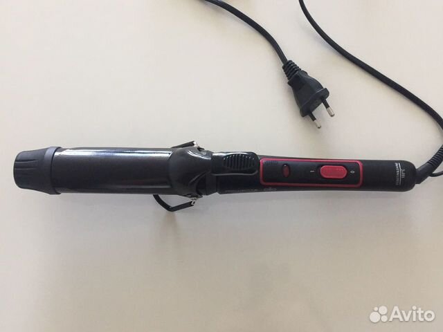 Плойка для завивки больших локанов с зажимом