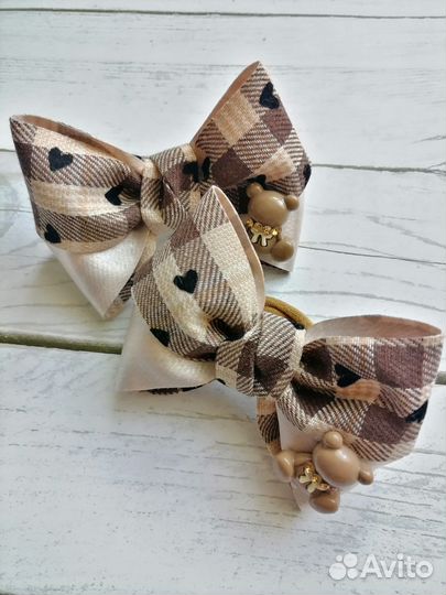 Банты в клетку