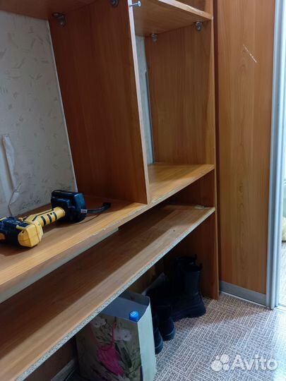 Шкаф купе с зеркалом в прихожую в хрущевку