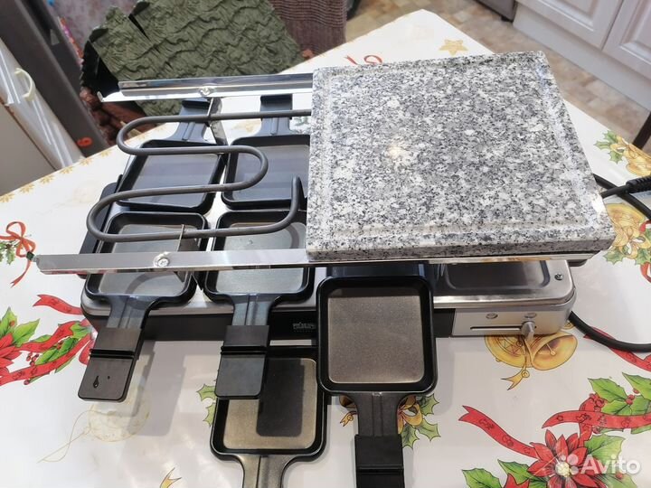 Решетка для гриля, мраморная плита, мини-кастрюли