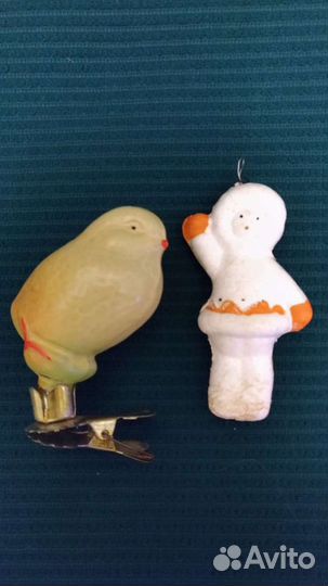 Ёлочные игрушки на прищепке, звезда электрическая