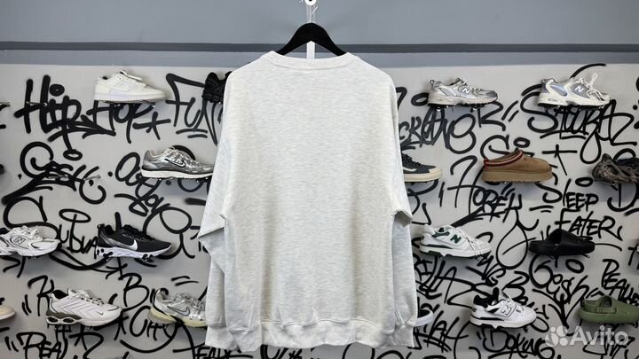 Свитшот Mind Error Оригинал Серый Оверсайз M/L