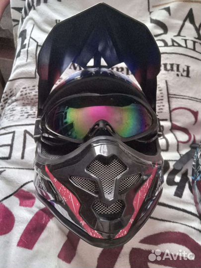 Кроссовый шлем 2шт