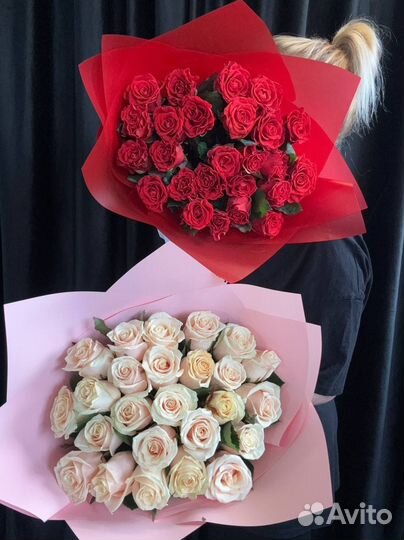 Букет роз цветы