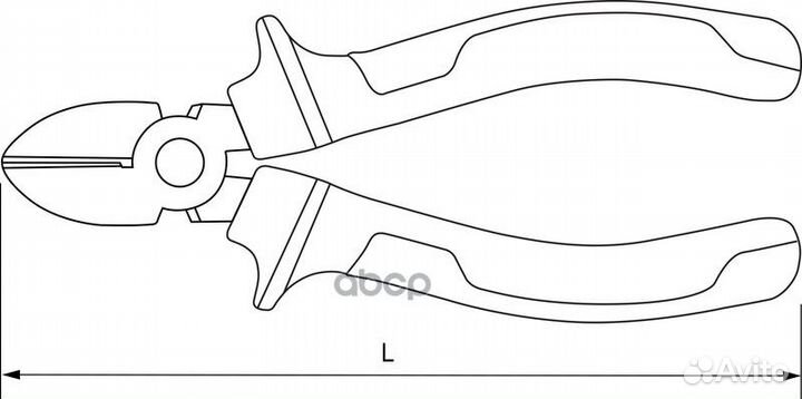Бокорезы с двухкомпонентными рукоятками, 180 мм