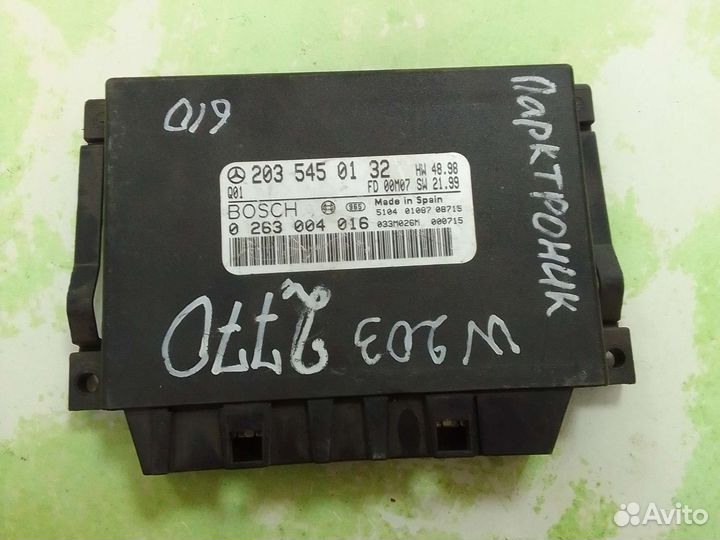 Блок упр парктроником Mercedes Benz C-Class б\у