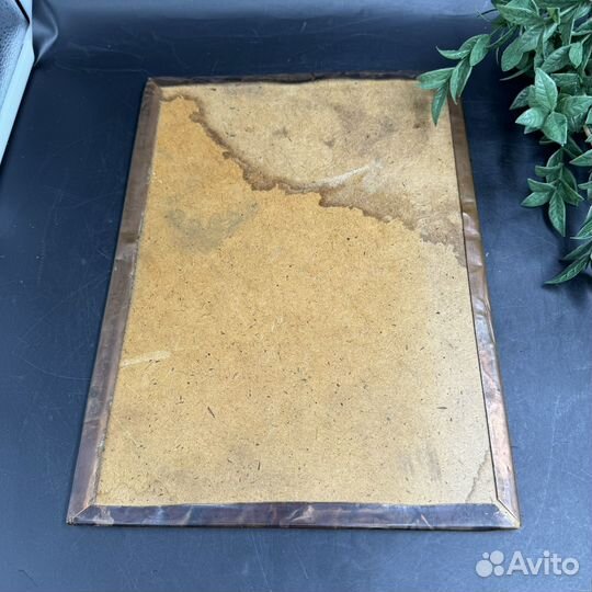 Панно Чеканка Картина Девушка Времён СССР