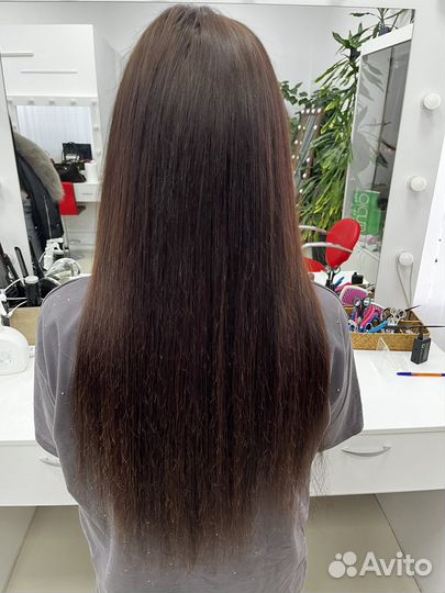 Наращивание волос модель