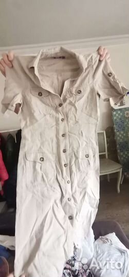 Платье сафари