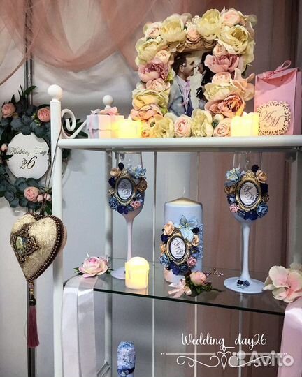 Бокалы на свадьбу