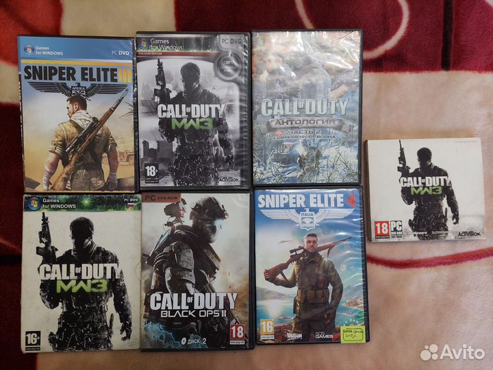 Компьютерные игры (диски для пк )